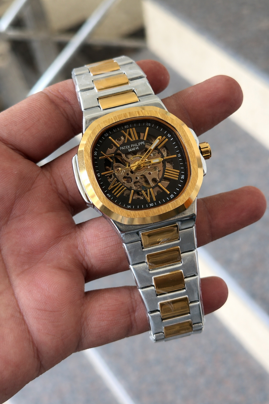 Patek Philippe Nautilus skeleton-style model