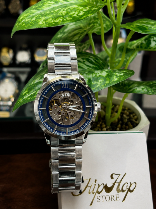 A|X fashion-style skeleton wristwatch