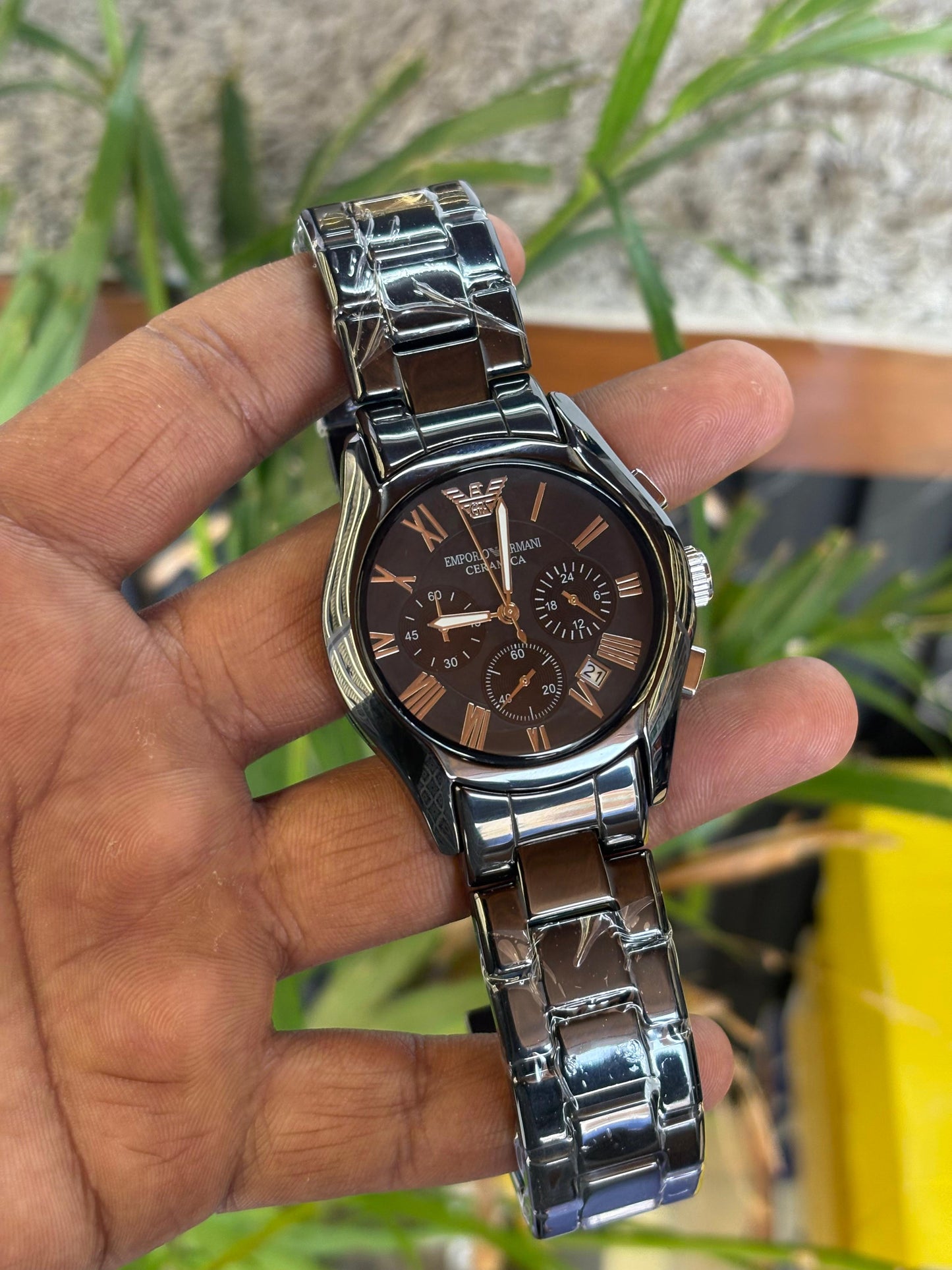 Emporio Armani Ceramica Chronograph