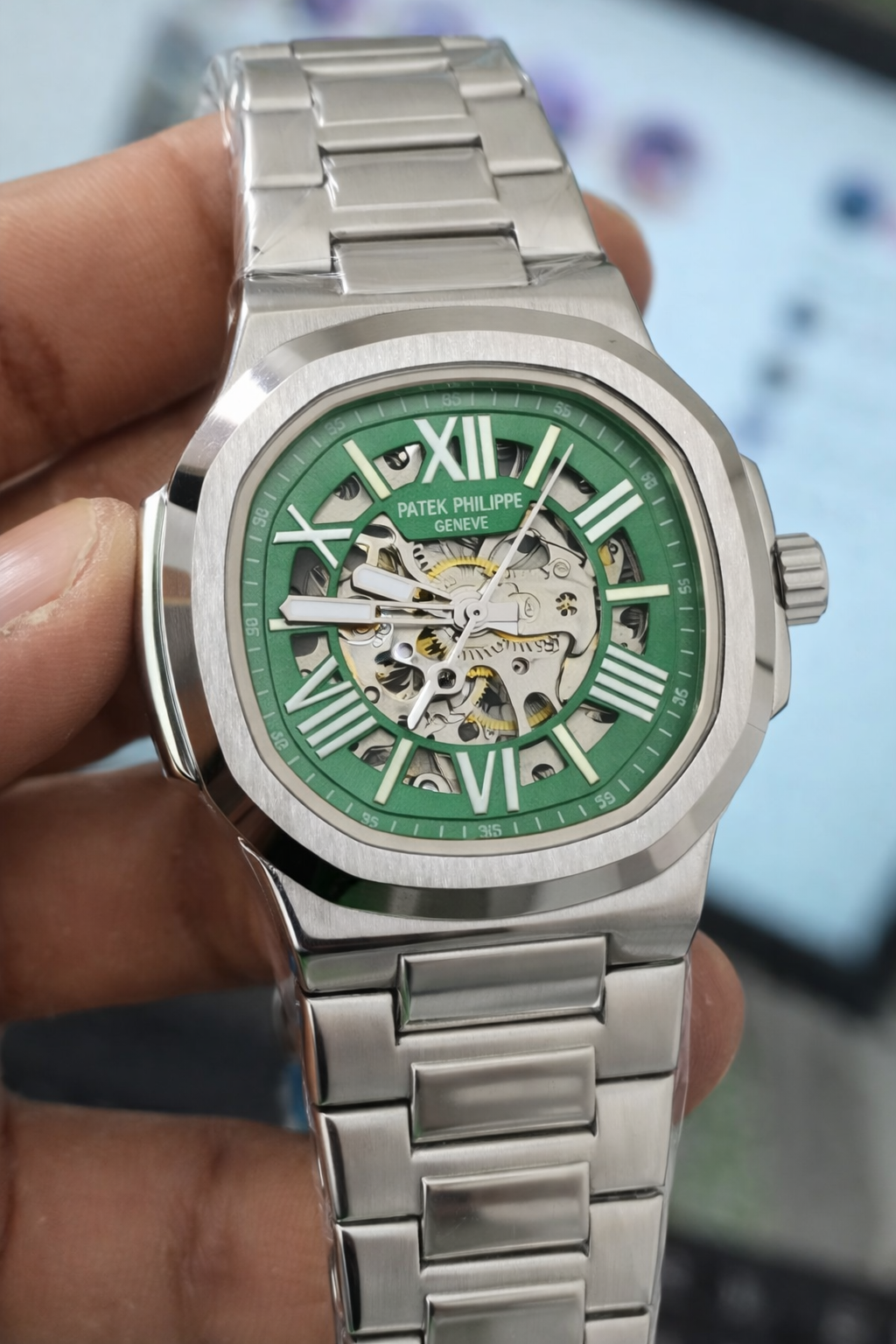 Patek Philippe Nautilus skeleton-style model