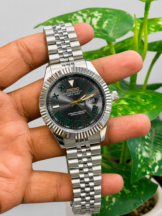 Seiko Datejust-style homage watch
