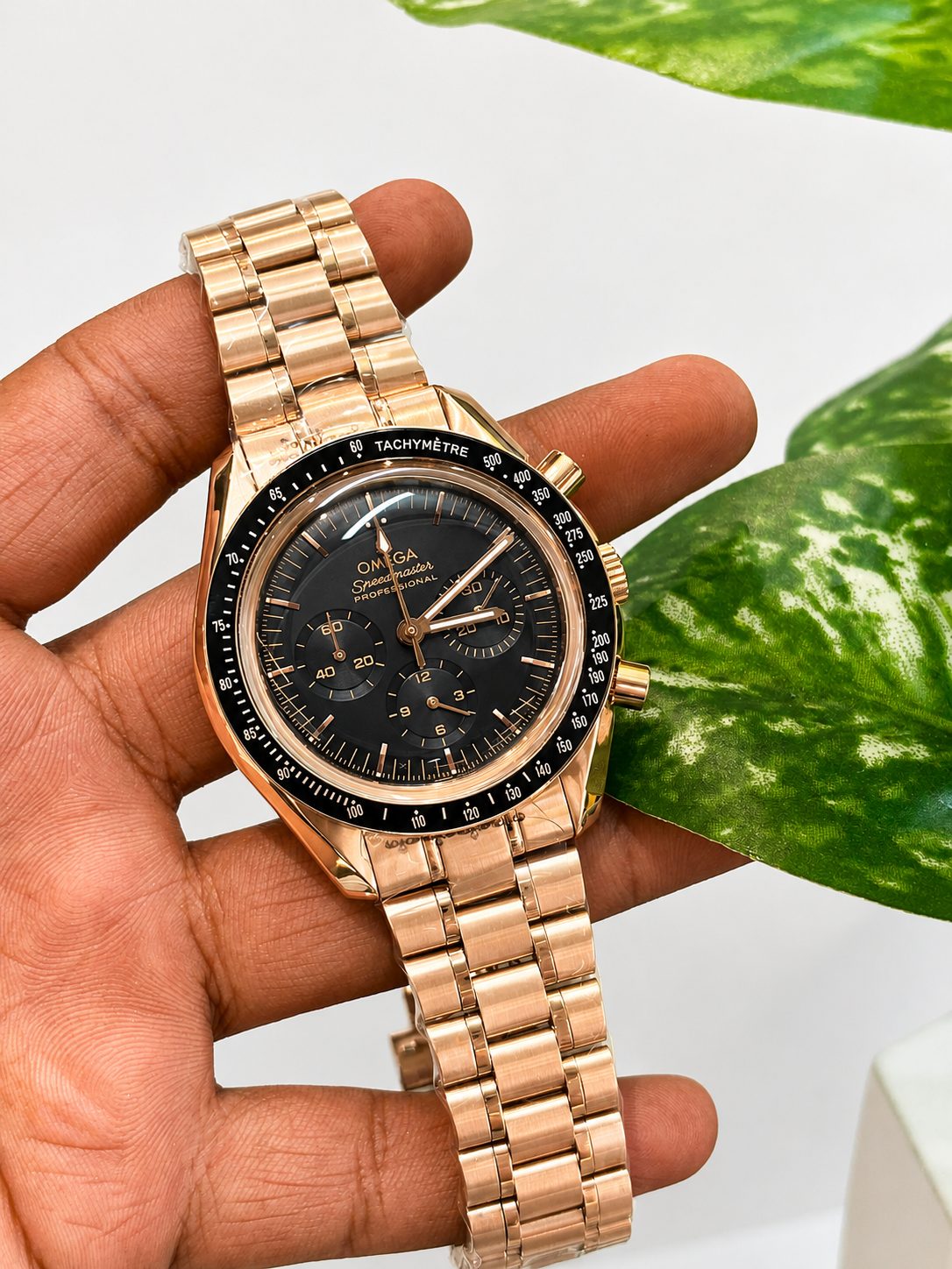Omega Speedmaster Professional–style chronograph