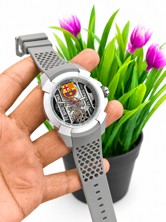 Jacob & Co. FC Barcelona-themed skeleton-style watch