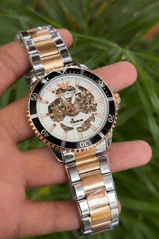Emporio Armani Skeleton Automatic Watch 1
