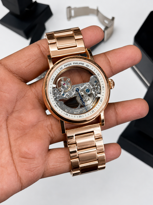 Patek Philippe,(Skeleton (Open-Heart) Dial )