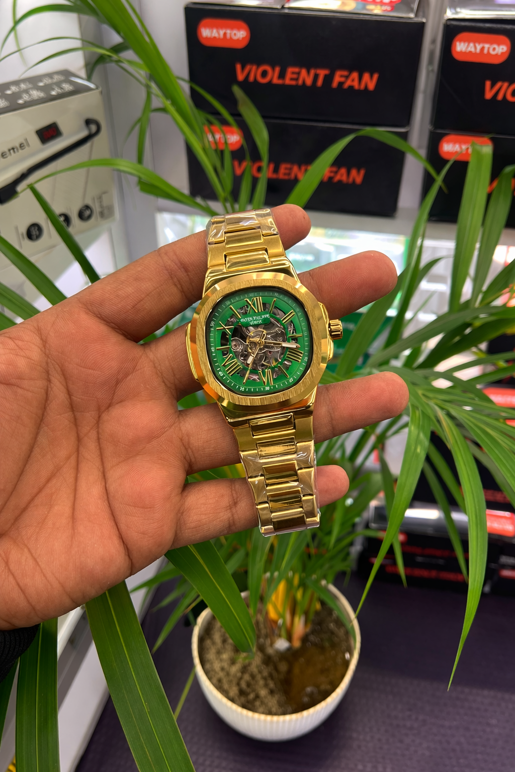 Patek Philippe Nautilus skeleton-style model