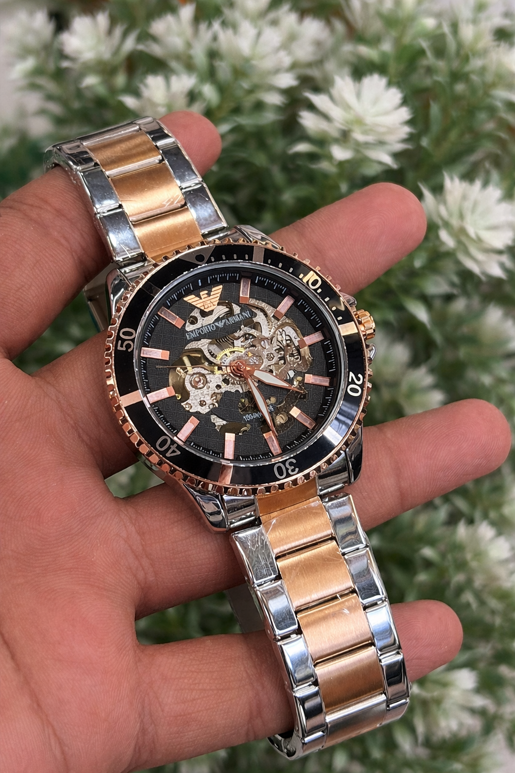 Emporio Armani Skeleton Automatic Watch 1