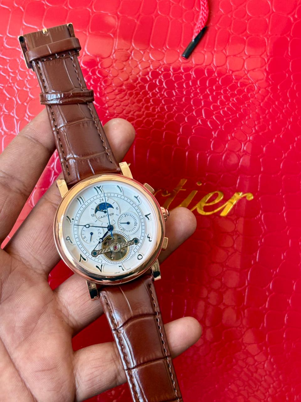 luxury multi-complication design from Cartier