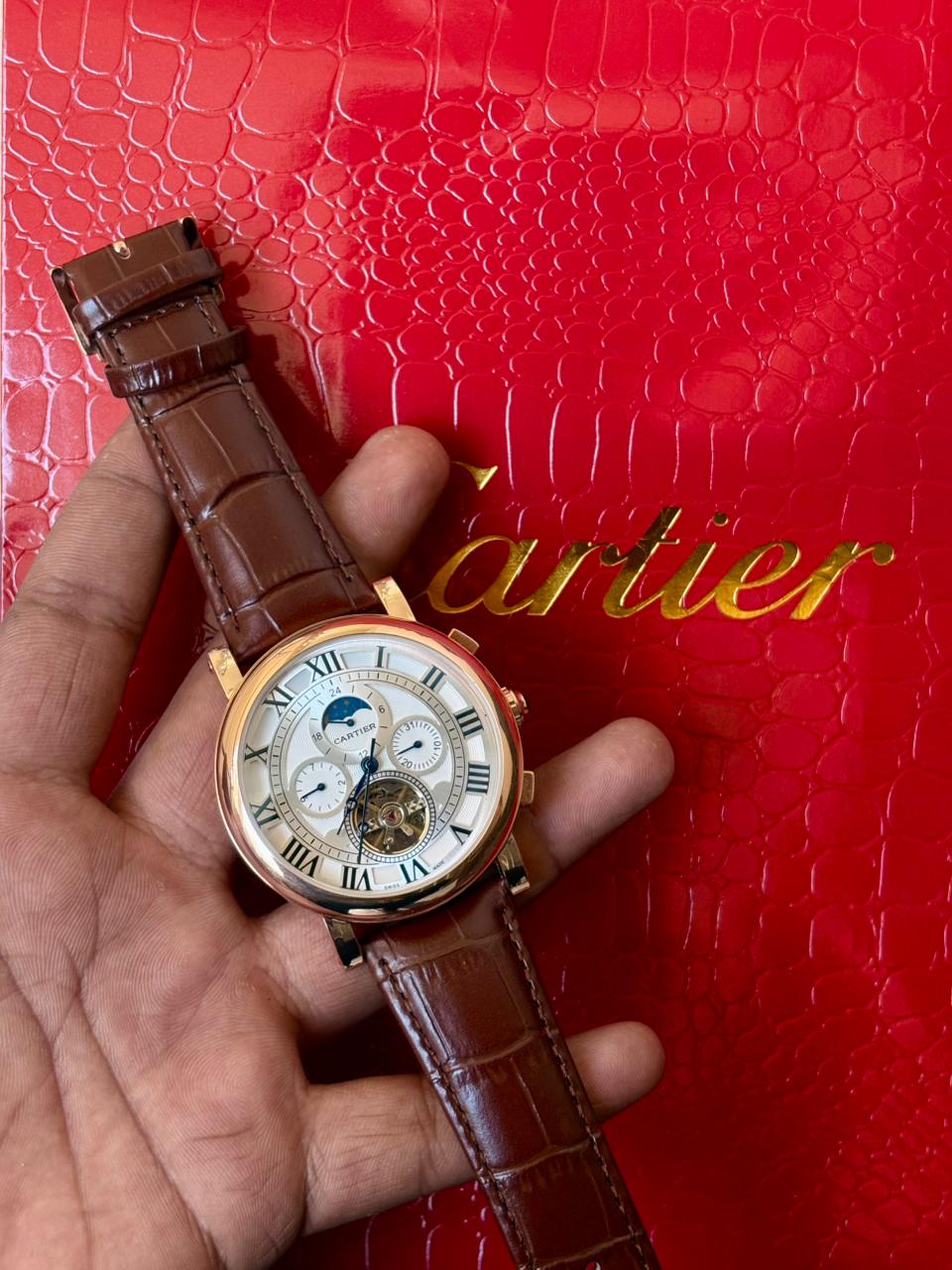 luxury multi-complication design from Cartier