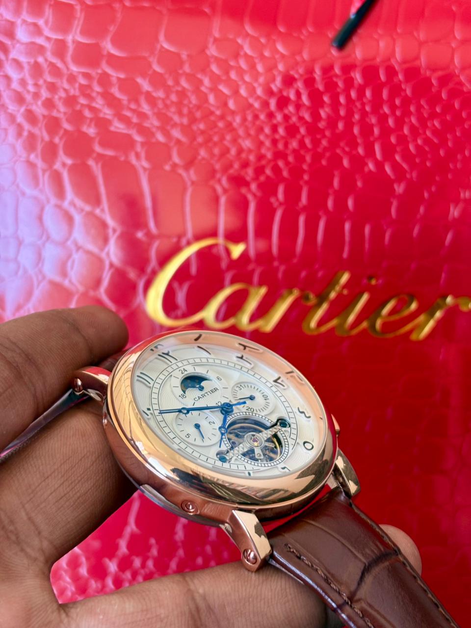 luxury multi-complication design from Cartier