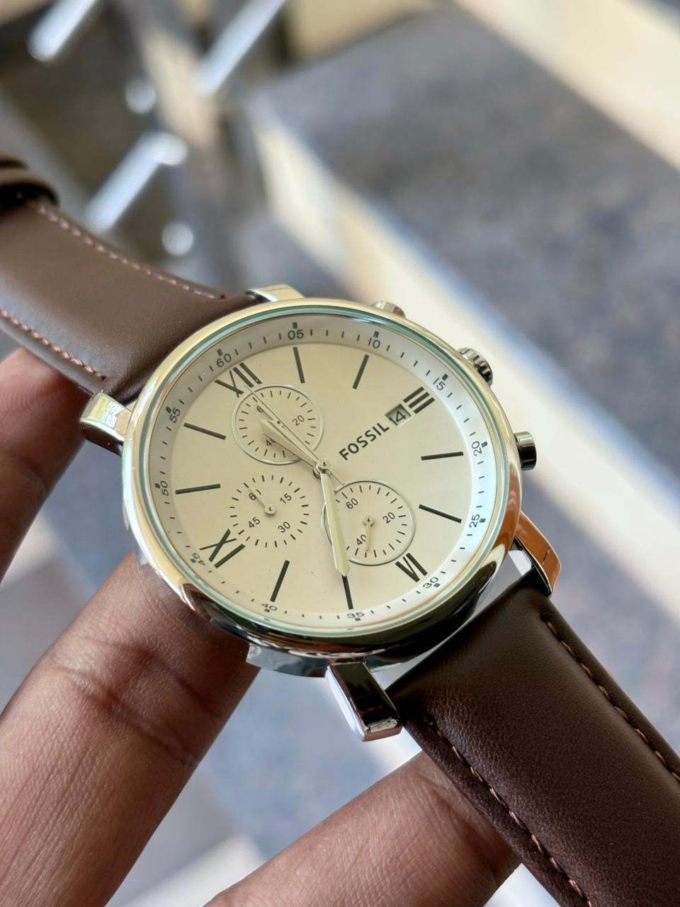 Fossil classic chronograph watch