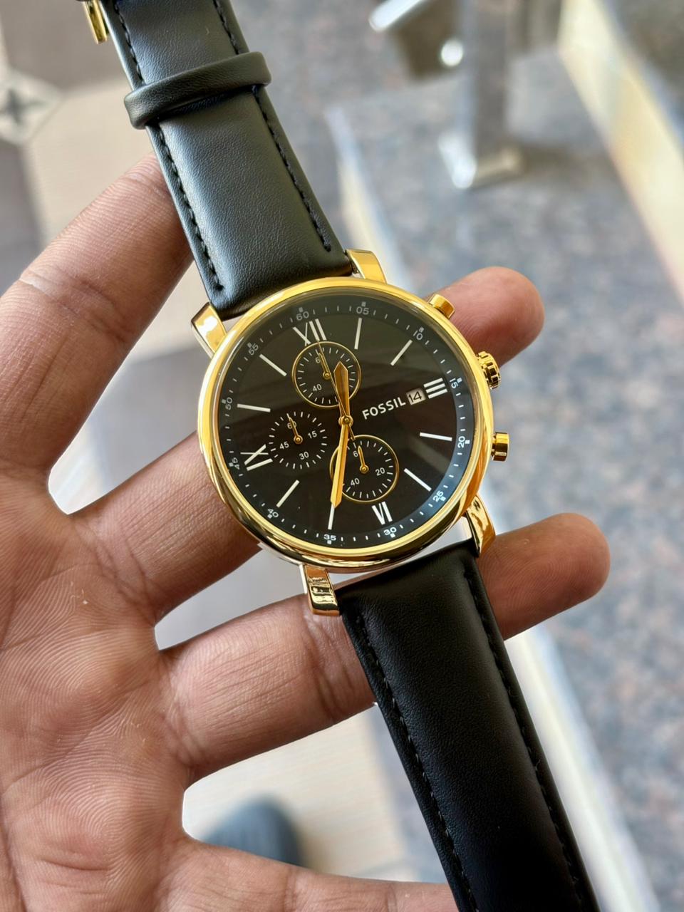 Fossil classic chronograph watch
