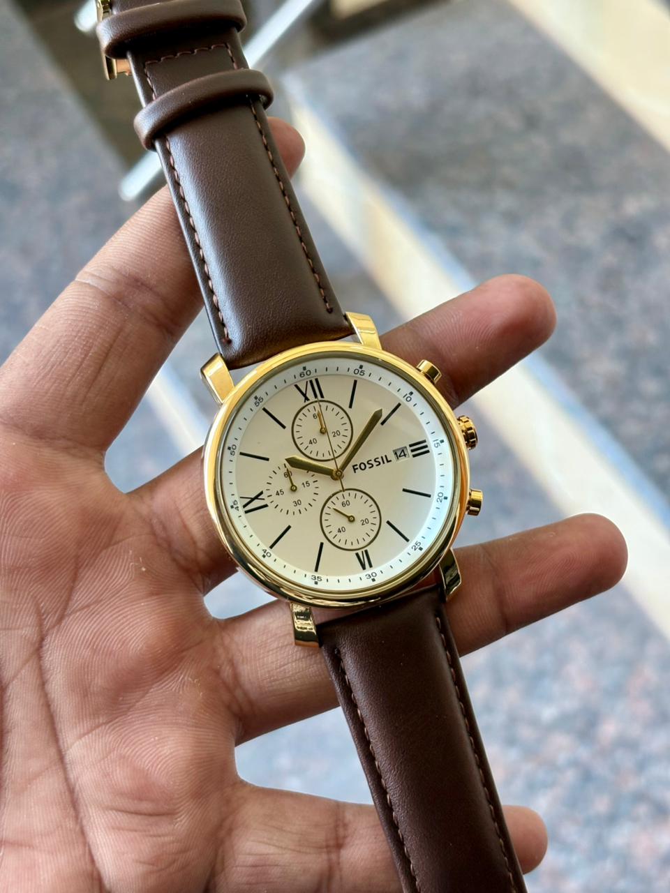 Fossil classic chronograph watch