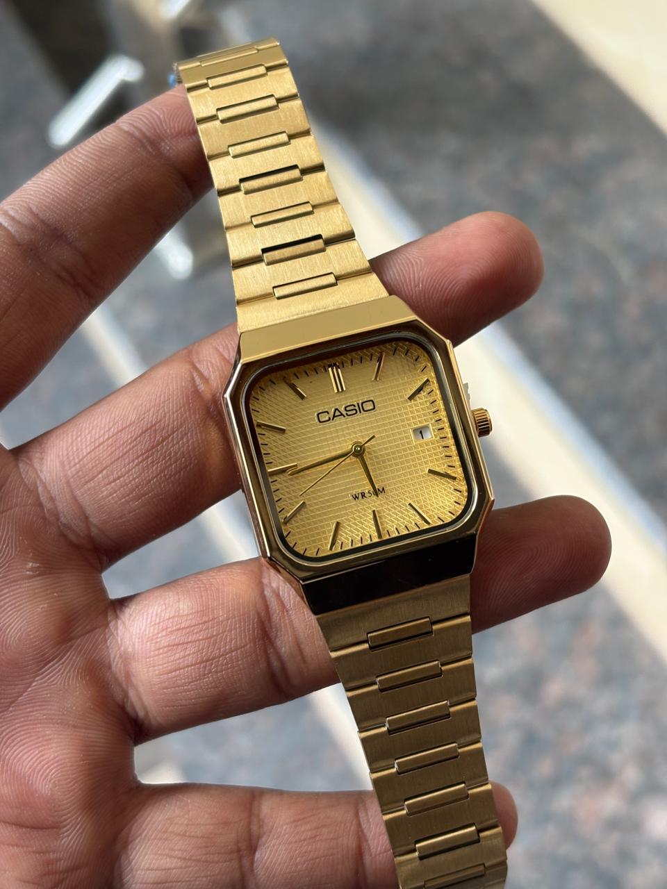 Casio analog dress watch