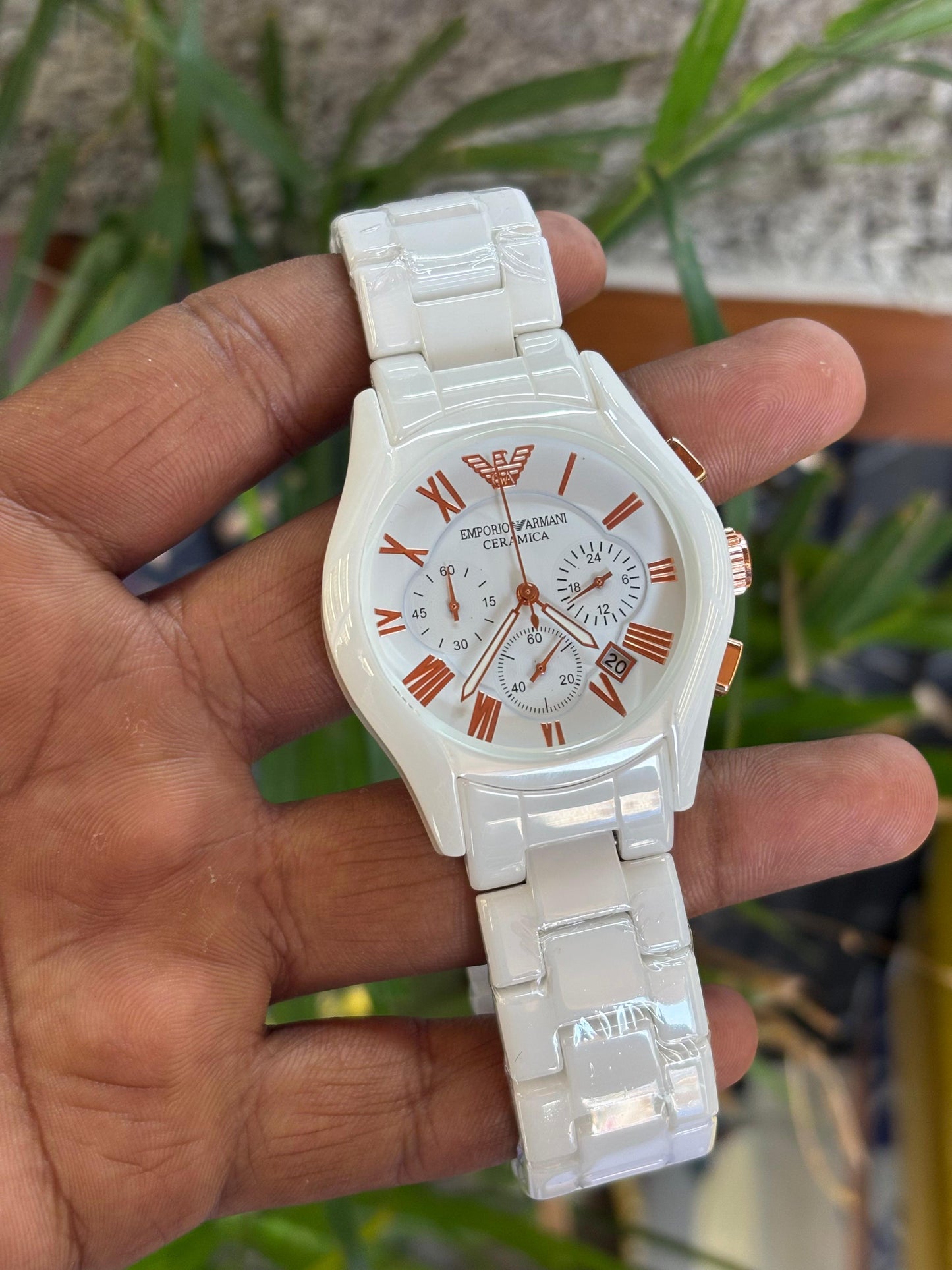 Emporio Armani Ceramica Chronograph